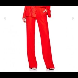 Tadashi Soji Red Palazzo Pants